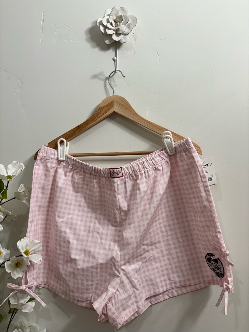 Women's Toy Story Gingham Boxer Style Shorts